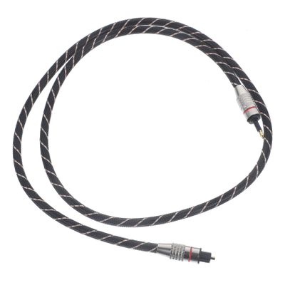 Mikinona Digital Optical Audio Cable Fiber Optic Cord for Home Theater Channel Surround Sound Support PVC Zinc Alloy Connector for Tv Gaming Systems