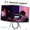 Mikinona Digital Optical Audio Cable Fiber Optic Cord for Home Theater Channel Surround Sound Support PVC Zinc Alloy Connector for Tv Gaming Systems view 3