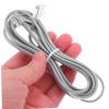 COOLHIYA 10pcs PC Phone Extension Cords Silver Gray Telephone Line Cable with Pure Copper Core and Plugs for Office Hotel Fax Answering Machines view 4