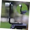 Mikinona 2pcs Metal Binocular Adapter Mount for Telescope Tripod Stable Holder Compatible with Single and Double Telescopes Black and Silver Connector for Secure Attachment view 3