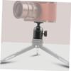 KOMBIUDA Rotating Aluminum Alloy Camera Tripod Ball Head Mount Mini Metal Screw Thread Adapter for DSLR Camcorders Stable Support Black view 3