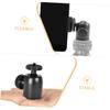 KOMBIUDA Rotating Aluminum Alloy Camera Tripod Ball Head Mount Mini Metal Screw Thread Adapter for DSLR Camcorders Stable Support Black view 4