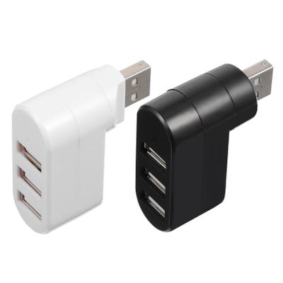 CONGARTENO 2pcs USB Data Hub Ports Adapter Multi-Function USB Extension Splitter for Laptop Desktop Plug and Play Compatible with Multiple Systems