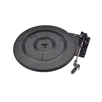 FELTECHELECTR Vintage Vinyl Record Player Turntable with Adjustable Counterweight Portable Audio Video Accessories Plastic Material for Afternoon Tea Party Use