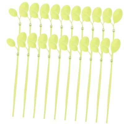 HAKIDZEL 100 pcs Leaf-shaped Nylon Zip Ties with Decorative Tree Leaf Design Cable Cord Wire Ties for Home Office Gardening Use Easy to Operate and