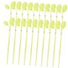 HAKIDZEL 100 pcs Leaf-shaped Nylon Zip Ties with Decorative Tree Leaf Design Cable Cord Wire Ties for Home Office Gardening Use Easy to Operate and view 1