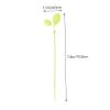 HAKIDZEL 100 pcs Leaf-shaped Nylon Zip Ties with Decorative Tree Leaf Design Cable Cord Wire Ties for Home Office Gardening Use Easy to Operate and view 2
