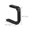 Mikinona Multipurpose Handheld Camera Stabilizer Bracket with Screw for DSLR Camcorder Support Folding Design with Mic and LED Light Mounts Black for Video Filming and Photography view 2