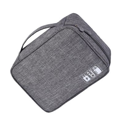 LABRIMP Portable Large Electronics Organizer Bag Water-resistant Digital Accessory Case Featuring Reliable Closure Scratch-resistant Protective Pouch for Travel and Daily Use