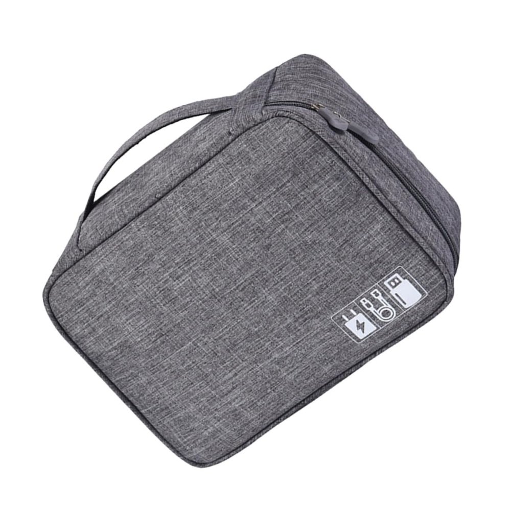 LABRIMP Portable Large Electronics Organizer Bag Water-resistant Digital Accessory Case Featuring Reliable Closure Scratch-resistant Protective Pouch for Travel and Daily Use