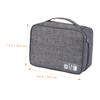 LABRIMP Portable Large Electronics Organizer Bag Water-resistant Digital Accessory Case Featuring Reliable Closure Scratch-resistant Protective Pouch for Travel and Daily Use view 3