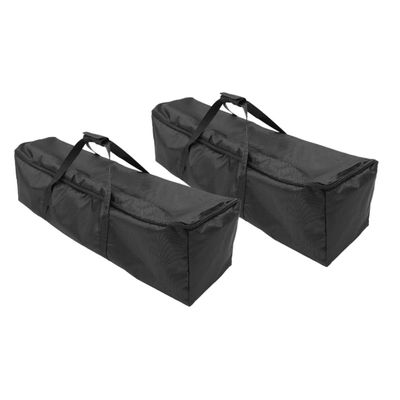 LABRIMP 2pcs Portable Oxford Cloth Tripod Carrying Bag with Double Zipper Protective Storage Case for Photography Live Broadcasting Fishing Equipment