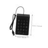 KOMBIUDA 2pcs Mechanical USB Numeric Keypad Keys Portable Number Pad for Laptop Desktop Computer with Sturdy Construction and Seamless USB Integration view 2