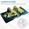 Mouse Pad Black Gaming Mouse Pad Tree Computer Desk Mat Keyboard Mat with Stitched Edges Waterproof Anti-Slip Rubber Base Smooth Surface PC for Home Office Accessories, Gifts 32 x 16 in PjY1774 F-B view 4