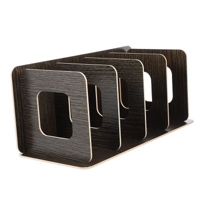 CAXUSD Wooden CD Storage Rack Desktop Organizer Lightweight Disc Holder for Office Study Living Modern Design Shelf for Record Albums and Home Display Gift for Friends and Family