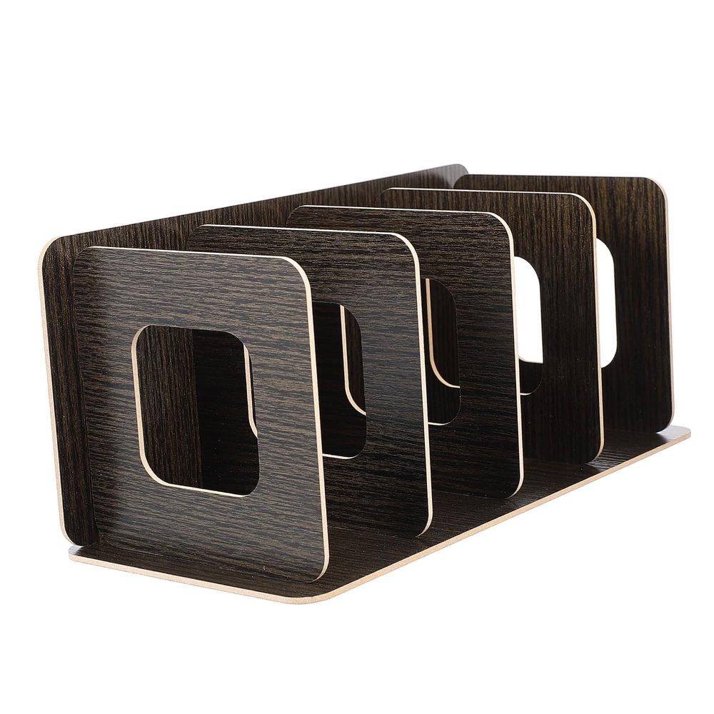 CAXUSD Wooden CD Storage Rack Desktop Organizer Lightweight Disc Holder for Office Study Living Modern Design Shelf for Record Albums and Home Display Gift for Friends and Family