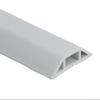 1M Floor Cable Protector Rubber Cover for Safe Movement in Offices, Gyms, and Homes (White) view 1