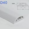 1M Floor Cable Protector Rubber Cover for Safe Movement in Offices, Gyms, and Homes (White) view 2