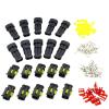 10 Kit 2 Pin Way Water Proof Electrical Wire Connector Plug 1.5mm Terminals 2Pin HID Plug Auto Xenon lamp Plug view 1