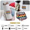 (3 PCS) Sound Gay I'm in Sticker Funny Pride Quote Vinyl Decal Waterproof for Laptop, Water Bottle, Phone Case, Car Gift for LGBTQ+ Community, Friends (Style 1, 2 inches) view 4