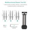 Compatible for DSLR/Mirrorless Cameras - 6-Piece Lens Repair Tool Kit with Metal Tips & Screws view 4