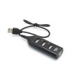 CONGARTENO Portable USB Hub with Ports High-Speed Data Transfer Compatible with Laptop Computer Tablet and Smartphone Black USB Expansion Splitter for view 1