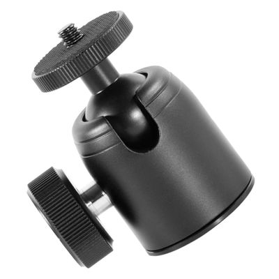 IWOWHERO Rotating Mini Camera Ball Head Mount Metal Tripod Head with Screw Angle for DSLR Projector Smartphone Photography Accessories Stable Aluminum Alloy Stand