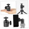 IWOWHERO Rotating Mini Camera Ball Head Mount Metal Tripod Head with Screw Angle for DSLR Projector Smartphone Photography Accessories Stable Aluminum Alloy Stand view 3