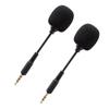 FELTECHELECTR 2pcs Bendable Mini Denoise Condenser Microphone for Phone Tablet Laptop High-Definition Sound Portable Flexible Gooseneck Mic for Streaming Podcast Gaming Recording view 1
