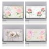 TV Cover Dustproof Covers TV Cloth Cover Floral Hanging Desktop Curved Universal(MULTI,Customized Size) view 3