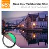 67mm Black Diffusion 1/4 Effect & 4-8 Points Variable Star Filter Cross Screen Starburst Filter view 2