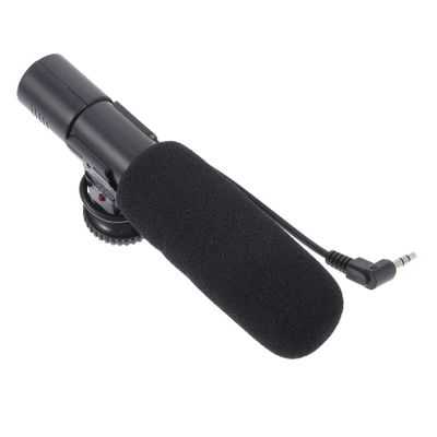 CONGARTENO Professional DSLR Camera Microphone with Stereo Plug Lightweight Portable Digital Camera Mic for Photography Interviews Video Recording