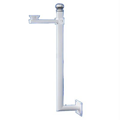Corner Bracket for Security Camera,Security Camera Pole Mount,Weatherproof Galvanized Steel Surveillance Camera Rack Post(B,50cm/19.69in)