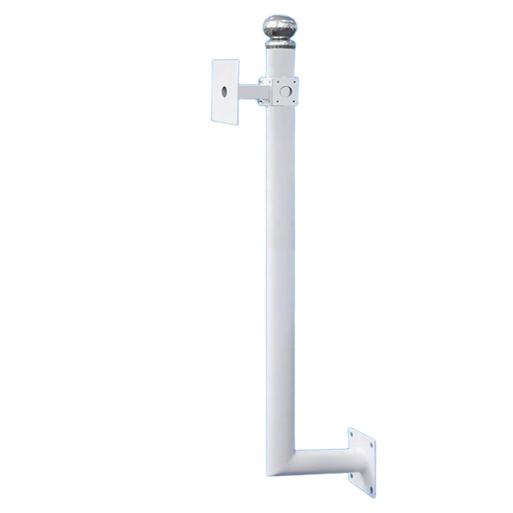 Corner Bracket for Security Camera,Security Camera Pole Mount,Weatherproof Galvanized Steel Surveillance Camera Rack Post(A,100cm/39.37in)