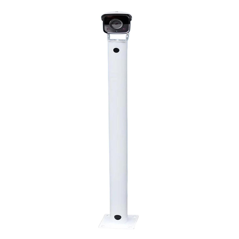 Security Camera Mount Bracket,Security Camera Pole with Universal Joint & Screws,Monitoring Bracket Surveillance Holder Column(Milk,100cm/39.37in)