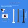Security Camera Mount Bracket,Security Camera Pole with Universal Joint & Screws,Monitoring Bracket Surveillance Holder Column(Milk,100cm/39.37in) view 2