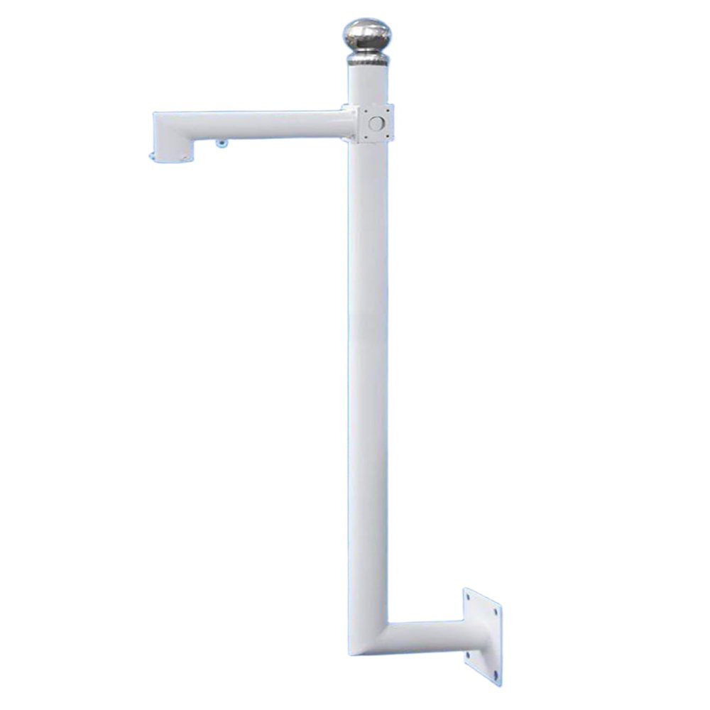 Corner Bracket for Security Camera,Security Camera Pole Mount,Weatherproof Galvanized Steel Surveillance Camera Rack Post(C,50cm/19.69in)