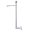 Corner Bracket for Security Camera,Security Camera Pole Mount,Weatherproof Galvanized Steel Surveillance Camera Rack Post(C,50cm/19.69in) view 1