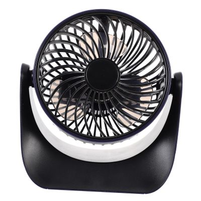 COOLHIYA Mini USB Desk Fan Quiet Air Circulator Cooling Fan for Home Office Travel Camping with Stable Performance and Lightweight Design in Deep Sea Blue