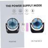 COOLHIYA Mini USB Desk Fan Quiet Air Circulator Cooling Fan for Home Office Travel Camping with Stable Performance and Lightweight Design in Deep Sea Blue view 4