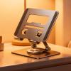 Adjustable Laptop Stand - Adjustable Portable Cooling Mount | Portable Riser Ergonomic Laptop Stands,for Smartphones Notebooks Tablets Home Office College Dorm Apartment School Travel Live Streaming view 3
