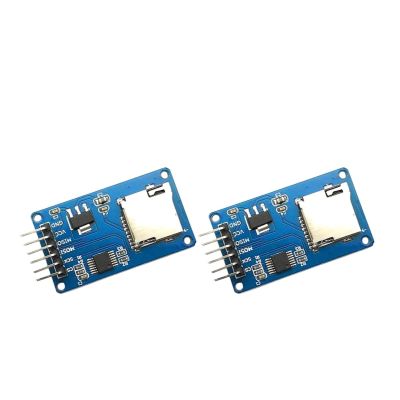 1-4pcs Micro SD Storage Expansion Board with 6 Pins 5V 3.3V Micro SD TF Card Memory Shield Module SPI for Arduino DIY Kit(Wheat)