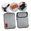 CONGARTENO Portable Digital Cable Organizer Bag Small Electronic Accessories Storage Pouch Lightweight Travel Case for USB Cords Chargers Power Banks Gray view 4