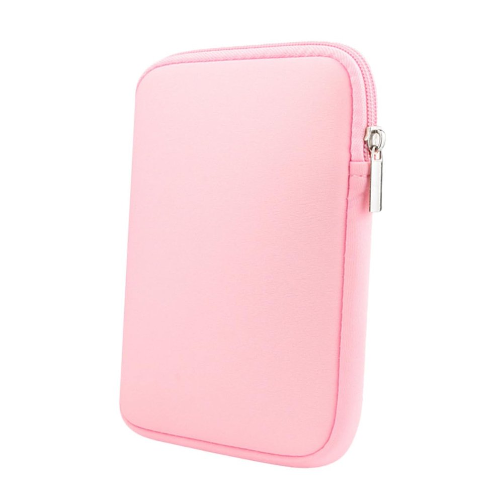 COOLHIYA Paperwhite Protective Sleeve Case Zipper Closure Scratch-Resistant E-Reader Carrying Bag in Stylish Pink Ultra-Thin Lightweight Ebook Handbag Shock Protection