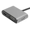 5 in 1 Docking Station, Type C Hub with USB30., 60W PD Charging and 35mm. Audio, Aluminum Alloy USB C Adapter for Laptop Computer, Notebook Accessory, 4K 1080P Output view 3