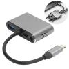 5 in 1 Docking Station, Type C Hub with USB30., 60W PD Charging and 35mm. Audio, Aluminum Alloy USB C Adapter for Laptop Computer, Notebook Accessory, 4K 1080P Output view 4