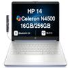 HP 14 Business Laptop 14.0" HD Display w/DKZ USB Port Expander view 1