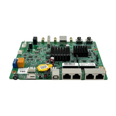 T60 Controlling Card AzarPixel (Mainboard of TB60, Upgraded Version of TB8) | Digital Signage Media Player & LED Display Controller | 4K H.265 Decoding, Quad-Core ARM A55, 2.3M Pixels, 32GB Storage