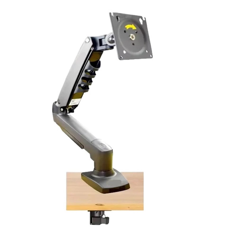 F80 Desktop 17"-30" LCD LED Monitor Holder Strut Flexi TV Mount Loading 2-9kgs(Matte Charcoal)