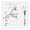 F80 Desktop 17"-30" LCD LED Monitor Holder Strut Flexi TV Mount Loading 2-9kgs(Matte Charcoal) view 2